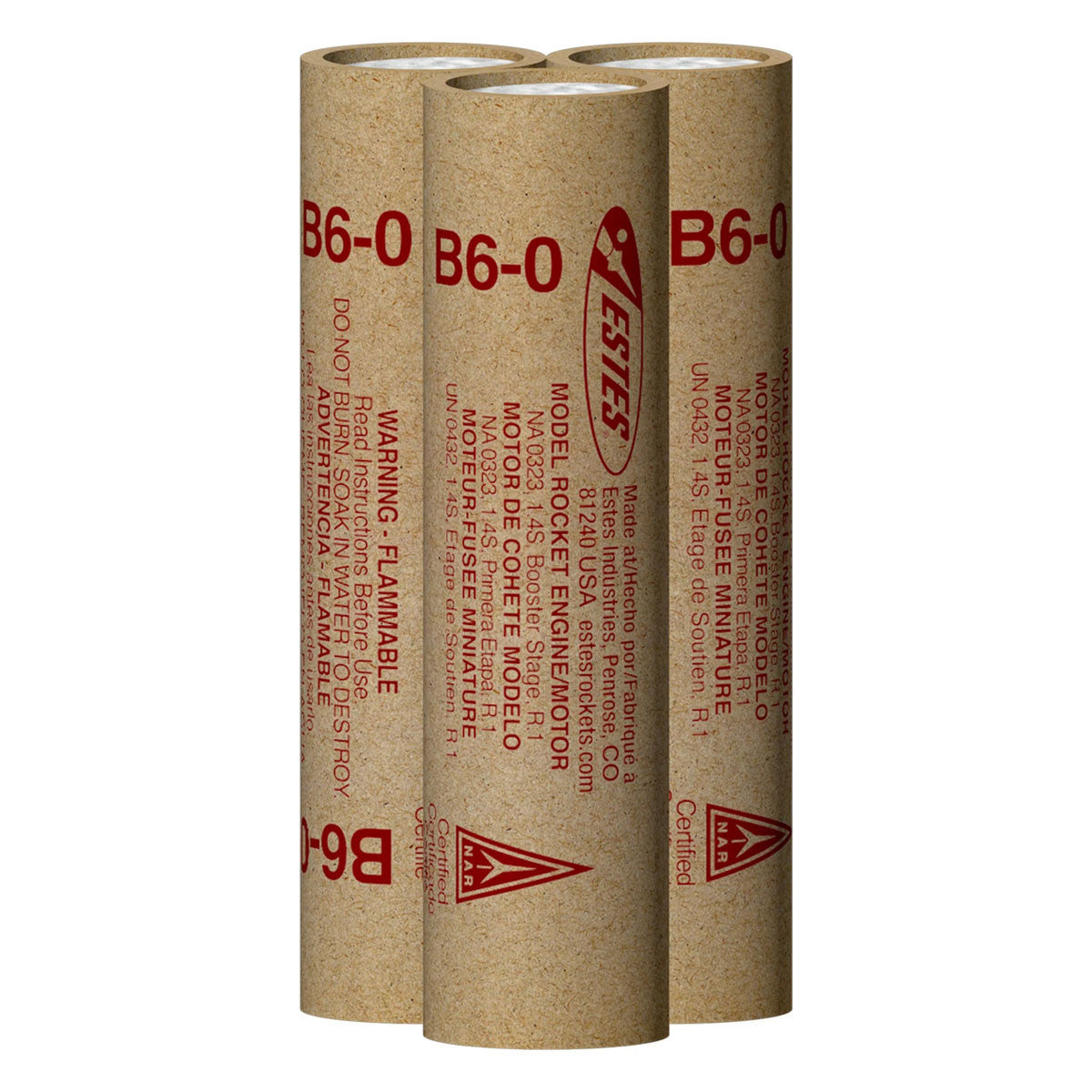 Image of B6-0 Model Rocket Engines (3pk)