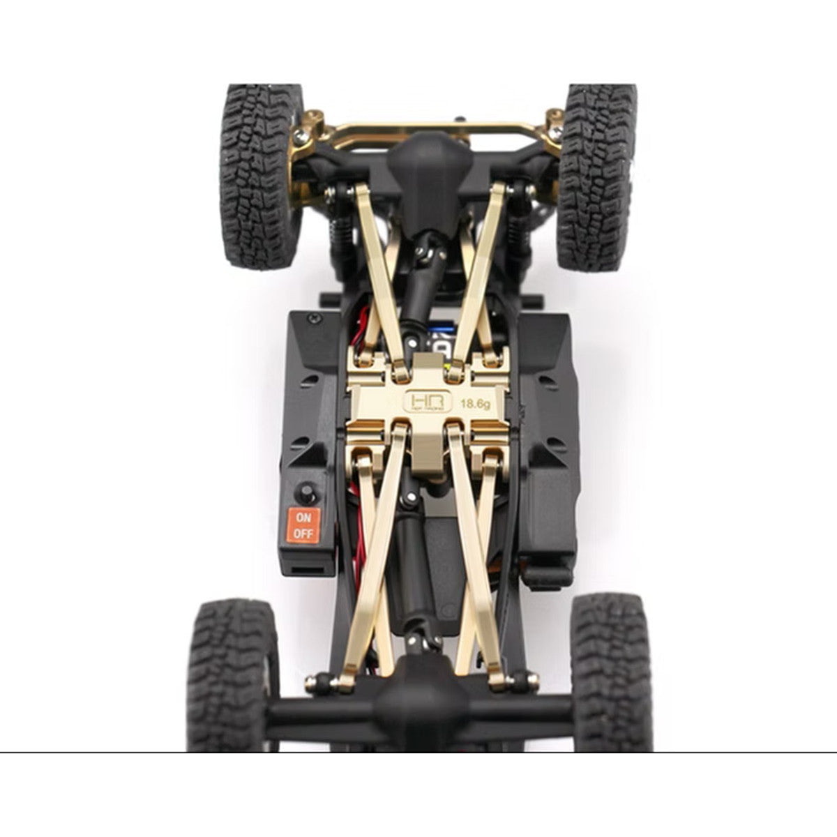 Image of Brass Center Gearbox Mount, SCX30