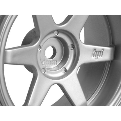 Image of TE37 Wheel 26mm Matte Chrome (6mm Offset)