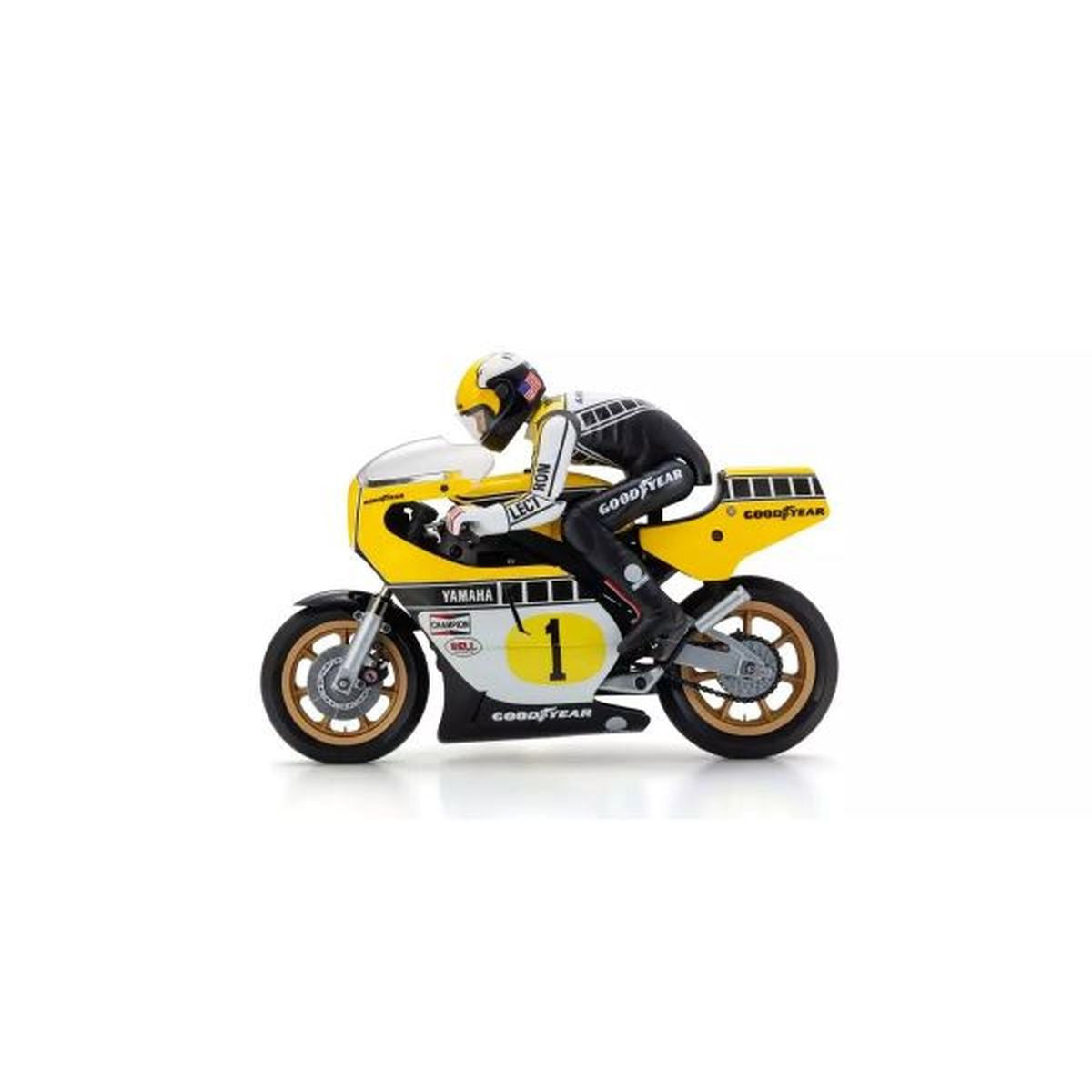 Image of 1/8 EP Motorcycles Hanging On Racer Series Yamaha YZR500
