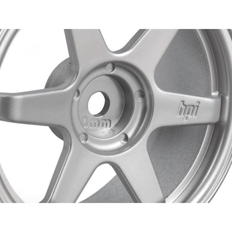 Image of TE37 Wheel 26mm Matte Chrome (0mm Offset)