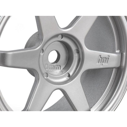 Image of TE37 Wheel 26mm Matte Chrome (0mm Offset)