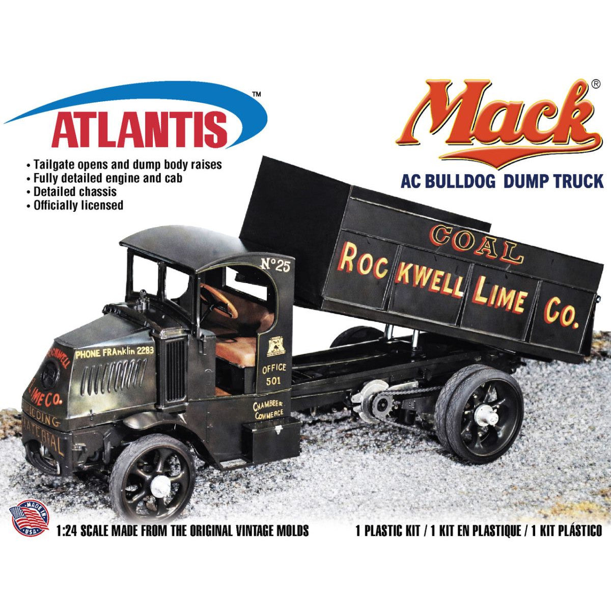 Image of 1:24 1926 Mack Bulldog Dump Truck