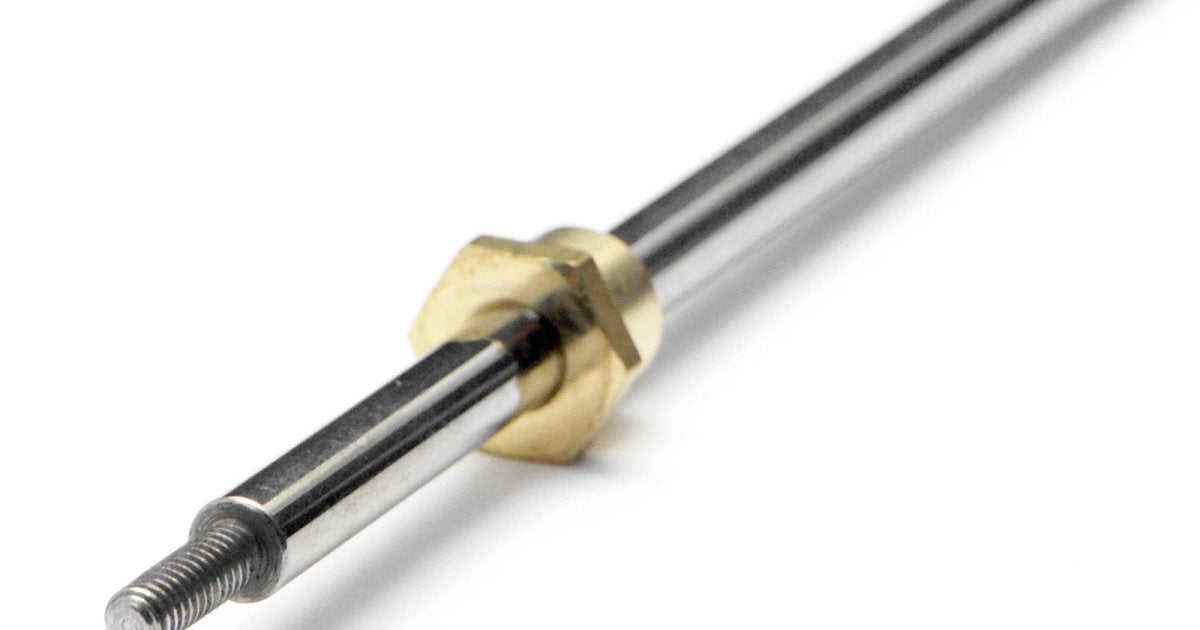 Micro Rear Axle 3x86 w/Hex Hub