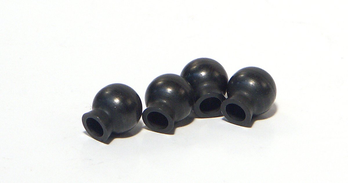 BALL 6.8 X 7.3 X 3MM BLCK (4)