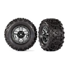 T&W BLK CHRM 2.8 WHL/SLDGEHMMR