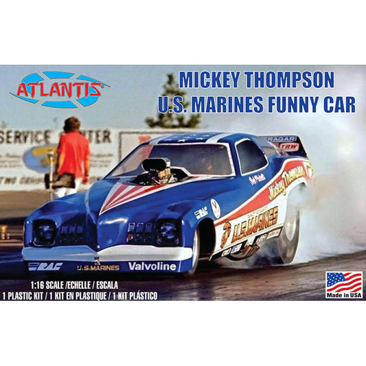 Image of 1/16 Mickey Thompson Marines Funny Car Plastic Model Kit