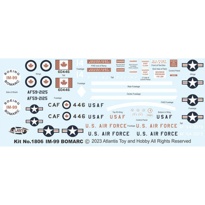 Image of 1/56 Scale Boeing Bomarc Missile