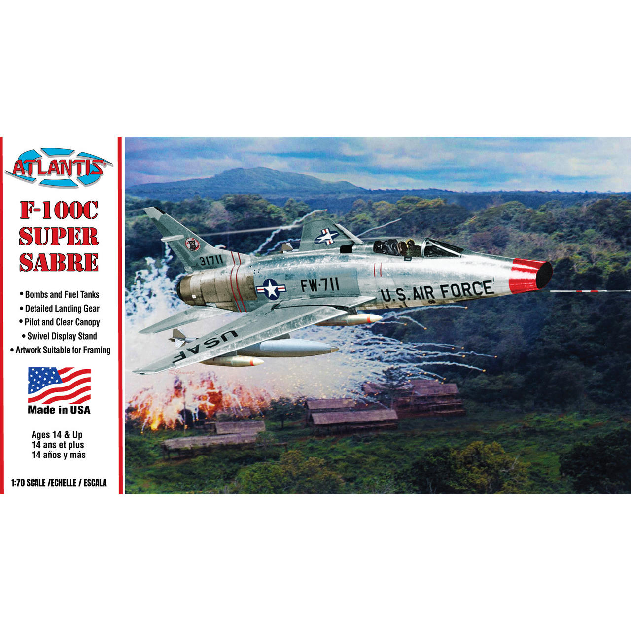 Image of 1/70 Scale F-100C Super Sabre