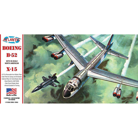 Image of 1/175 Boeing B-52 and X-15 Swivel Stand Plastic Model Kit