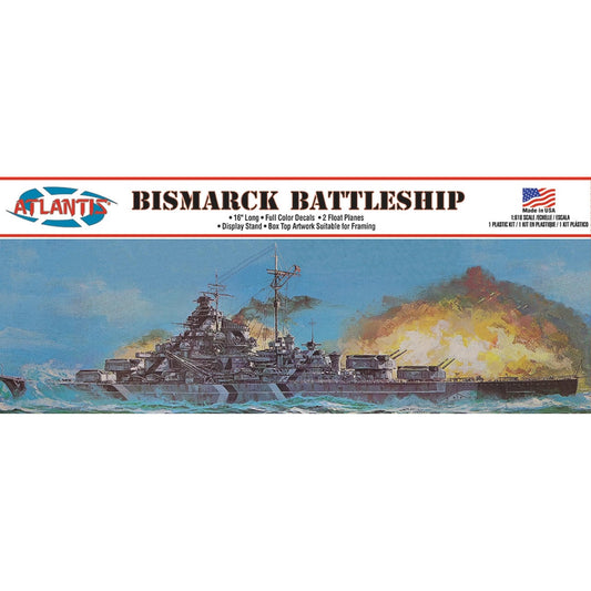 Image of 1/600 Bismarck German Battleship 16 Inch Plastic