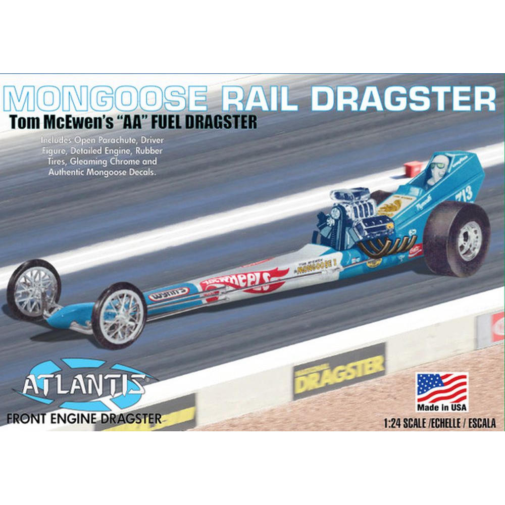 Image of 1/24 Tom Mongoose McEwen Front Engine Dragster Plastic Model