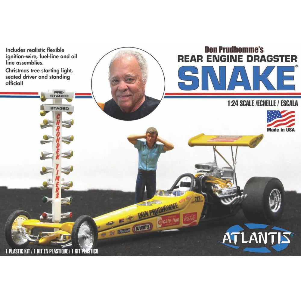 Image of 1/24 Don Prudhomme Snake Rear Engine Dragster Plastic Model