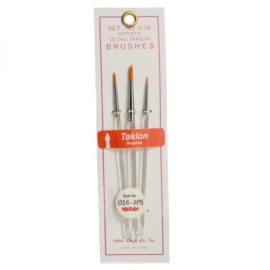 Image of Golden Taklon Brush Sets, Size 2, 0, 5/0