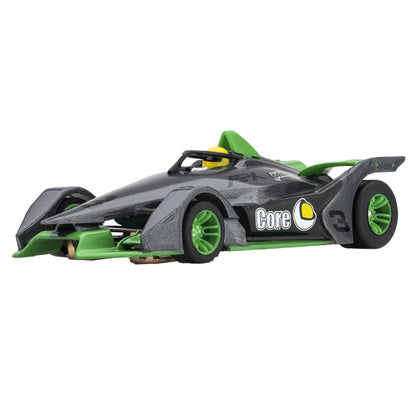 Image of Formula N #3 Silver/Green HO Scale Slot Car