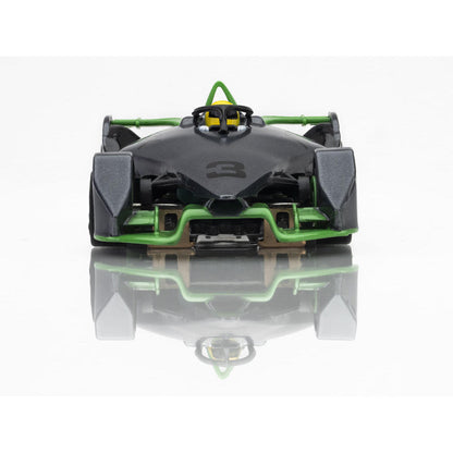 Image of Formula N #3 Silver/Green HO Scale Slot Car