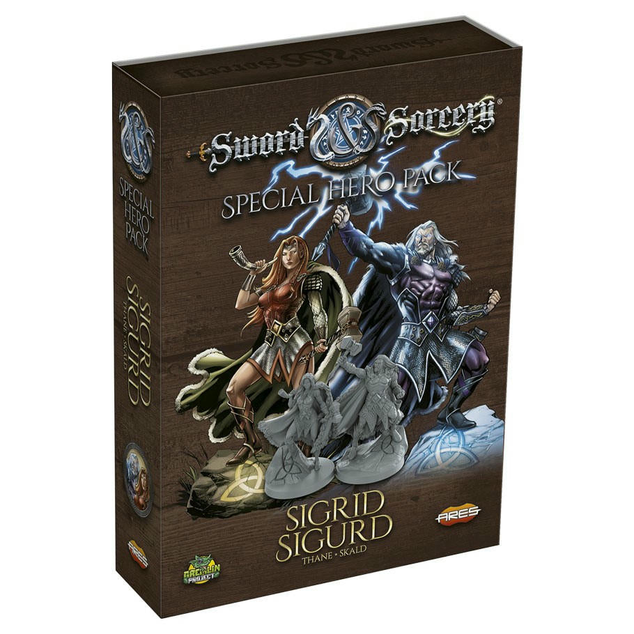 Image of Sword & Sorcery Board Game Sigrid Sigurd/Thane Skald Special Hero Pack GRPR205