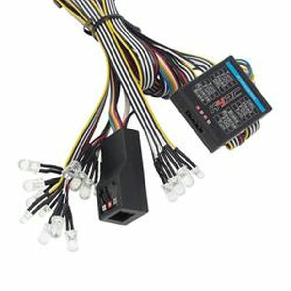 14 LED Lighting System Kit Simulation Control Light Brake Light RC Car Light Kit for 1/10 1/8 M...