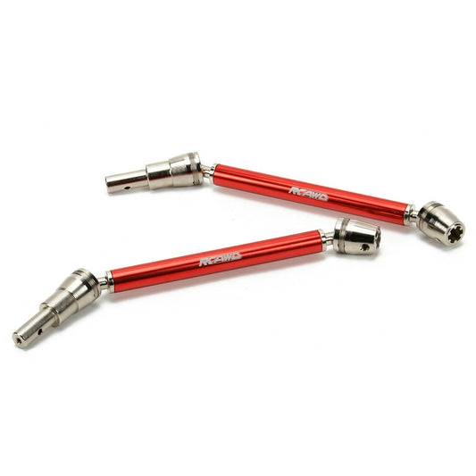 Kraton 4S Red Metal CVD Driveshaft Set (2pcs) replaces Arrma #311147
