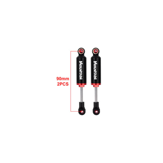 Injora 90mm Black  Alloy Rock Crawlers Shocks (2pcs)