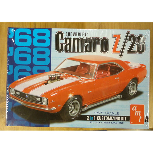 Image of AMT 1/25 1968 Chevrolet Camaro Z/28 Plastic Model Kit AMT868 '68 Z28