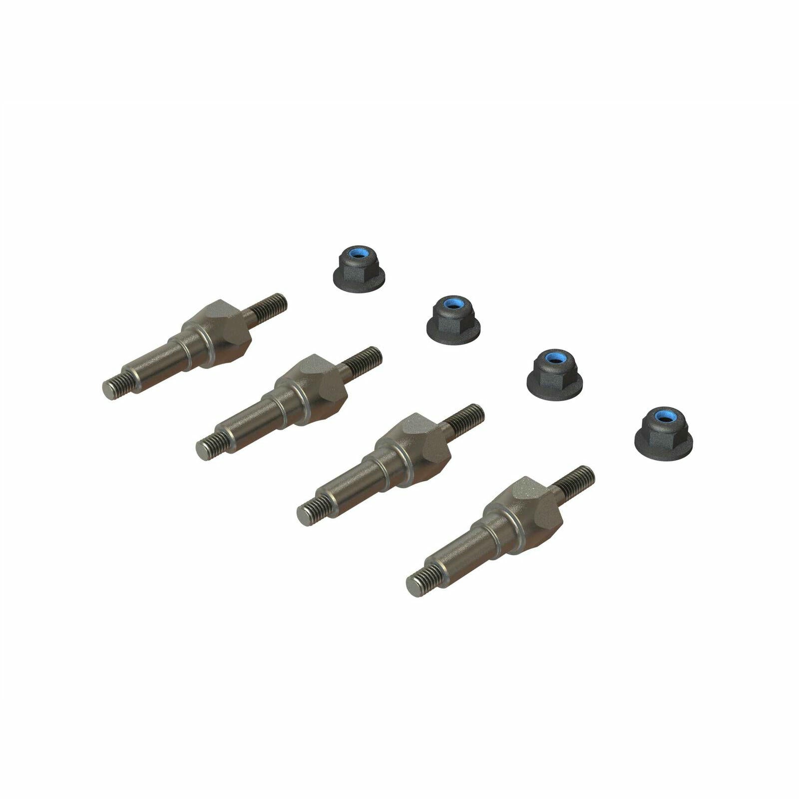 Image of Arrma RC EXB Shock Standoffs (4pcs) ARA330703