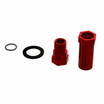 Image of Arrma RC Red Aluminum Servo Saver Hub Set ARA340163