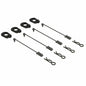 Image of Arrma RC 1/5th Scale Body Clip Retainers (Black, 4pcs) ARA390294