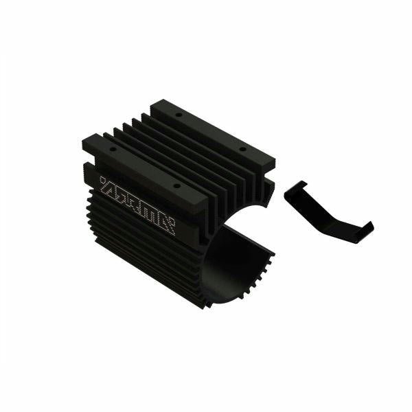 Image of Arrma RC 4685 Alloy Motor Heat Sink (fits 50mm Fans) ARA390296