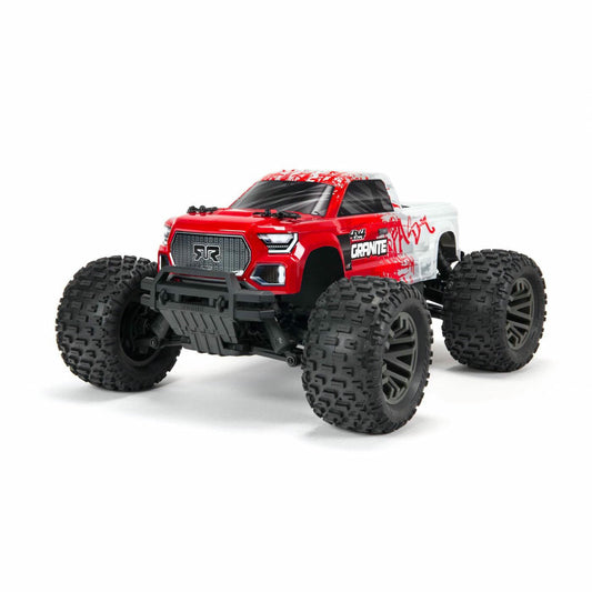 Image of Arrma R/C Granite 4x4 3S BLX 1/10 Brushless RTR Red Monster Truck ARA4302V3T2