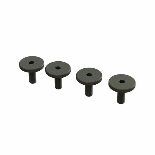 Image of Arrma M3x8mm Large Head Screws (4pcs) ARA727308