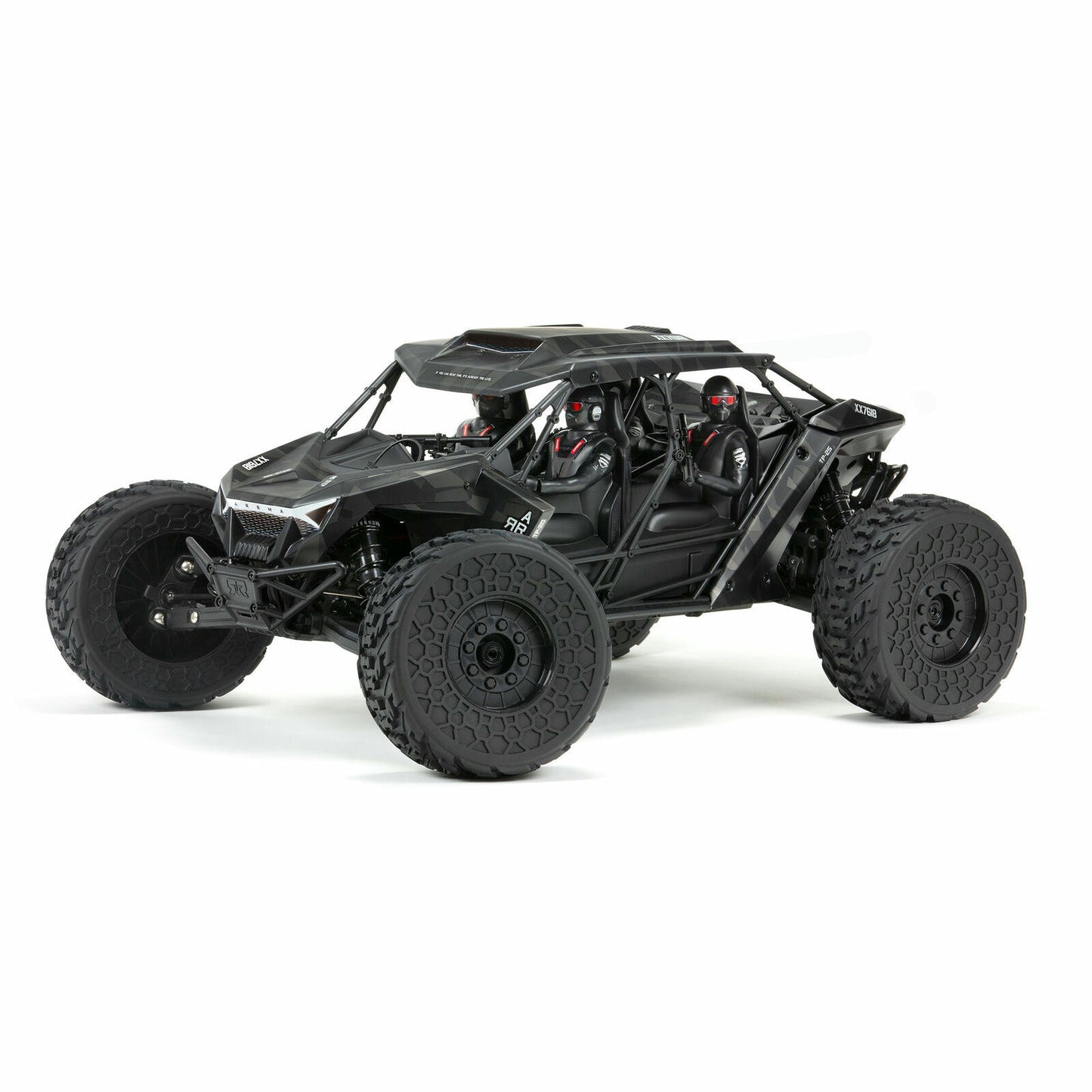 Image of Arrma FIRETEAM 6S 4WD BLX 1/7 Speed Assault Vehicle RTR Black ARA7618T1 Black