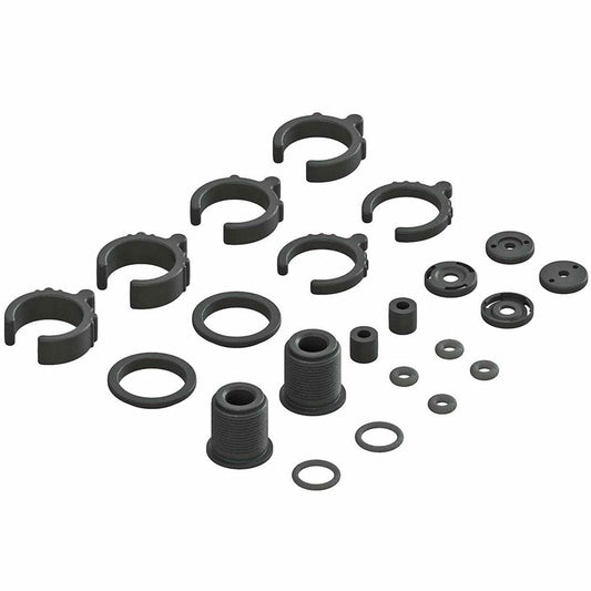 Image of Arrma RC Composite Shock Parts & O-Ring Set (for 2 Shocks) ARAAR330451