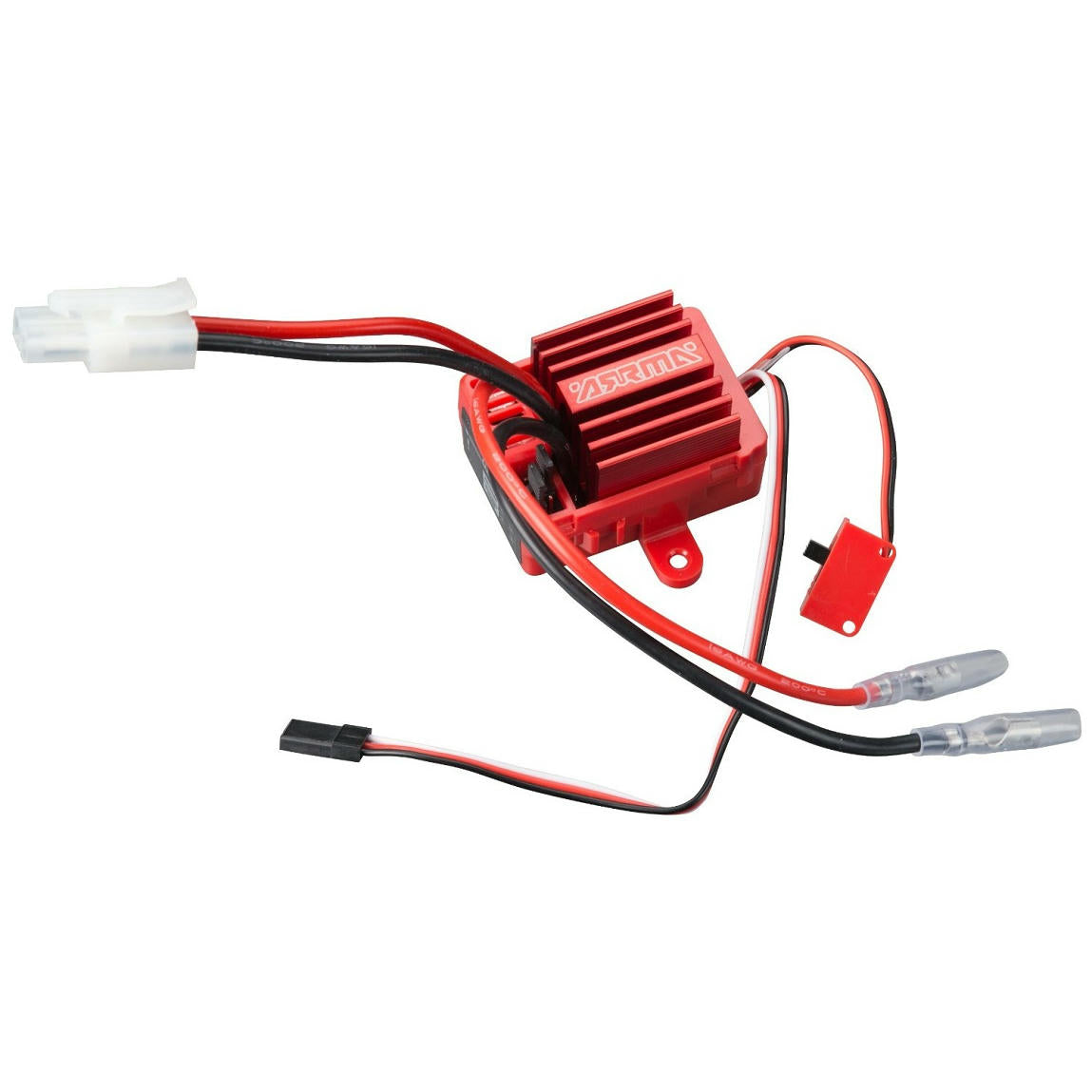 Image of Arrma Mega 12T Brushed ESC Electronic Speed Controller (Red) ARAAR390068