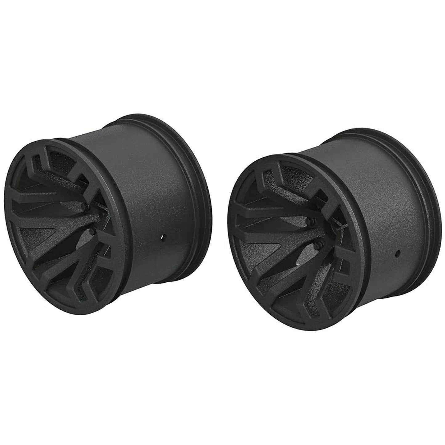 Image of Arrma RC Black 6-Spoke Black 2.8 Monster Truck Wheels (2pcs, 14mm Hex) 510097