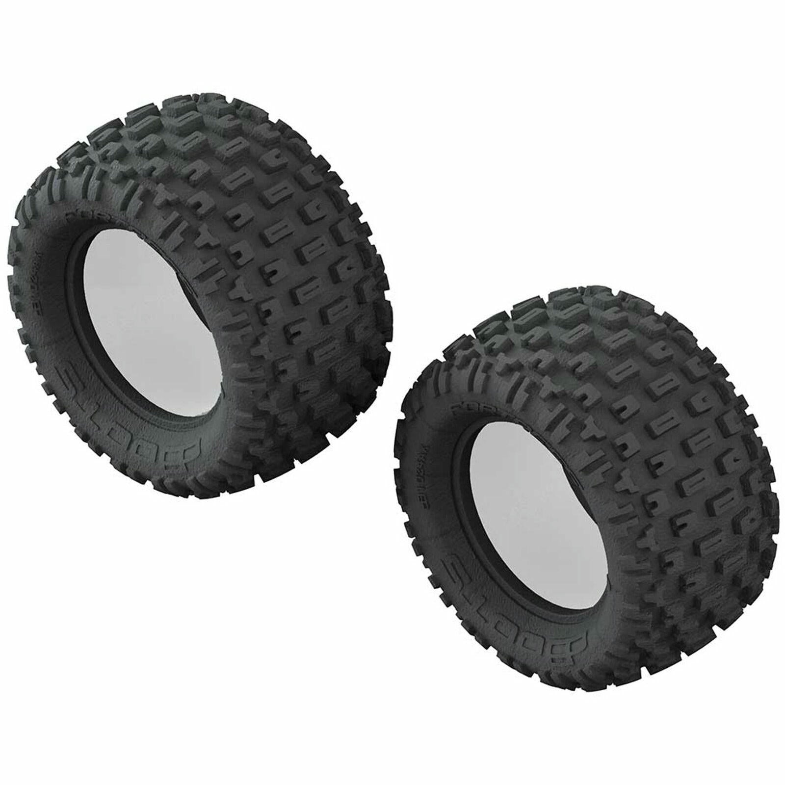 Image of Arrma DBoots Fortress MT 2.8 Truck Truck Tires w/Inserts 4.9 OD AR520045