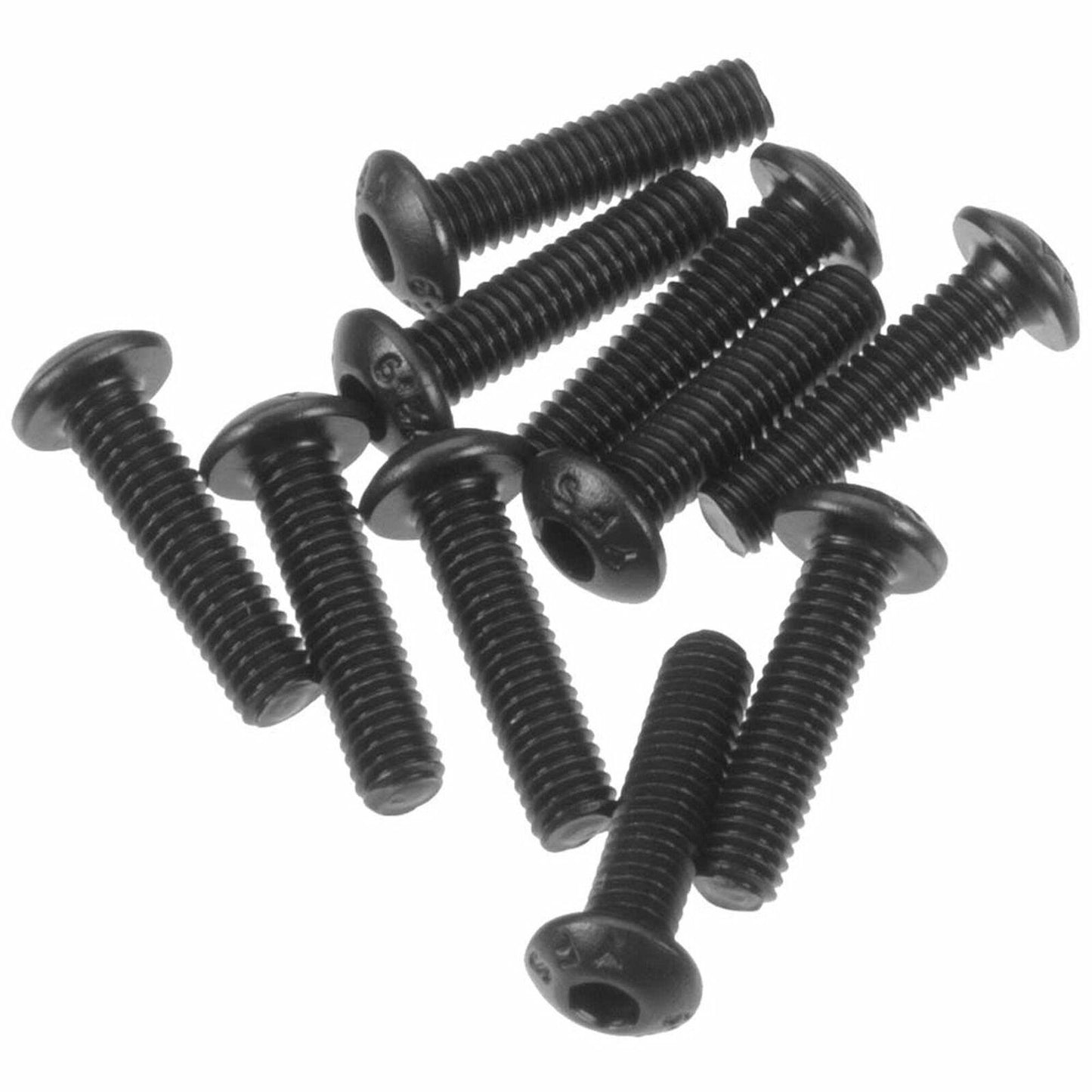 Image of Arrma M3x12mm Button Head Hex Machine Screws (10pcs) ARAAR721312