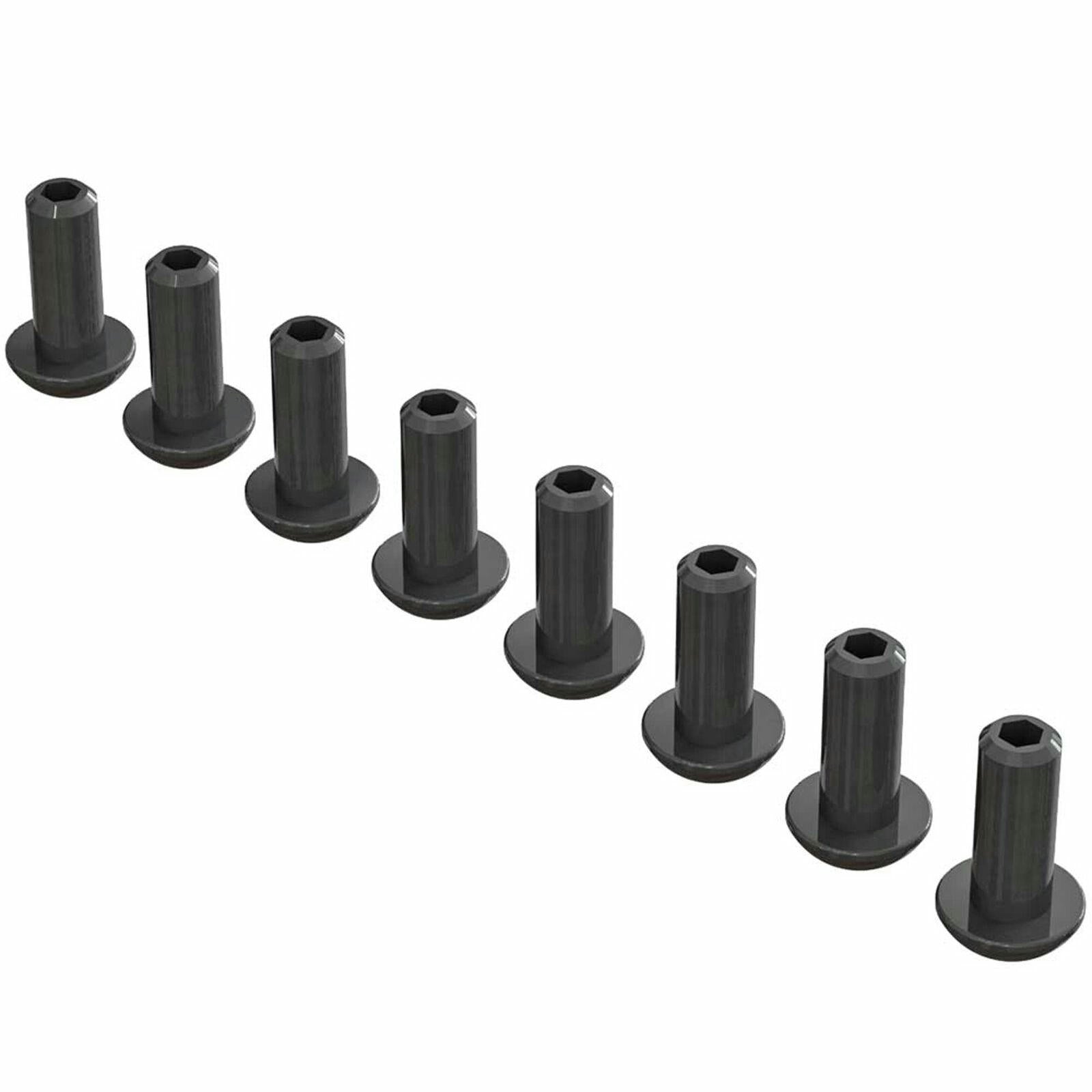 Image of Arrma M4x10mm Double Socket Button Head Screws (8pcs) ARAAR727410