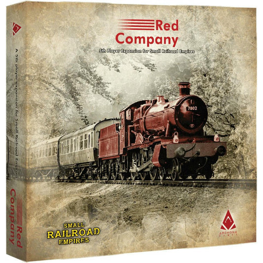 Image of Small Railroad Empires Board Game: Red Company 5th Player Expansion ARG043