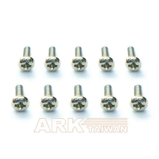 Image of ARK Taiwan M2 x 5mm Pan Head Screws (10pcs)  ARK4102-005