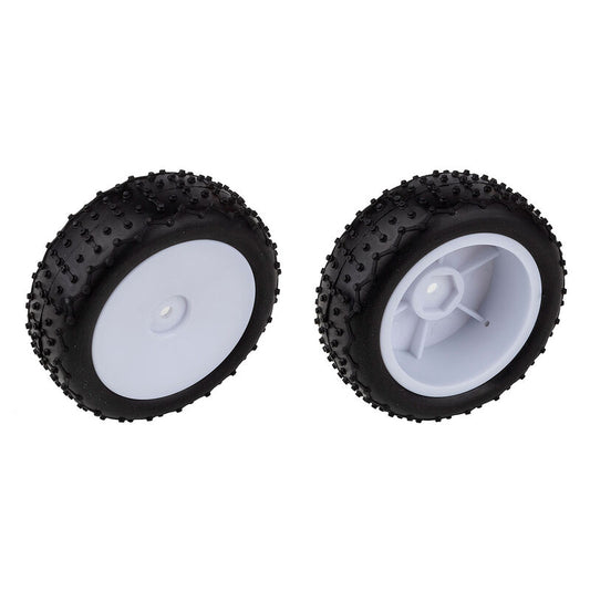 Reflex 14 Mini Pin Tires Mounted on Narrow Wheels, White
