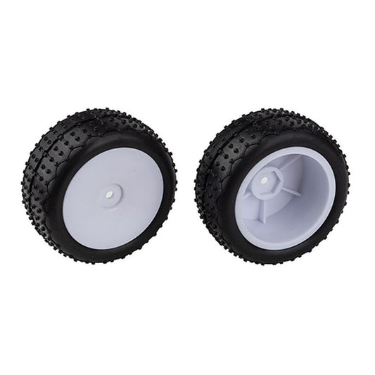 Image of Reflex 14 Mini Pin Tires on Wide Wheels, White