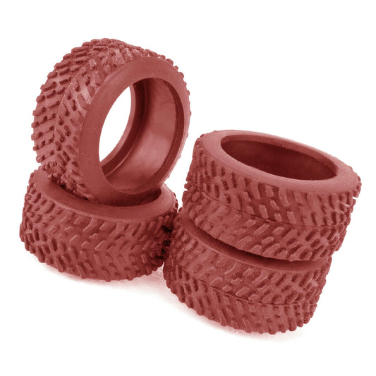 Image of Team Associated Nanosport 1/32 Scale Red Pin Tires (4pcs) ASC21606