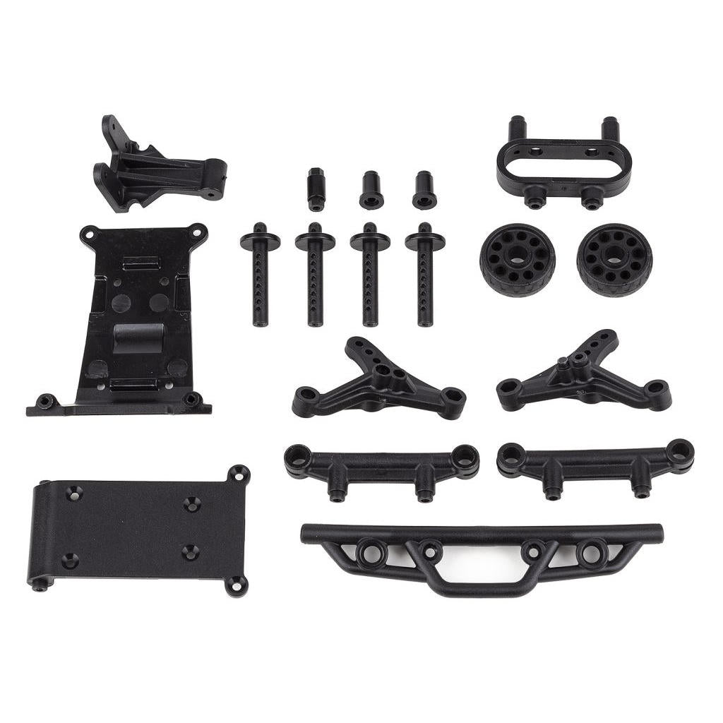 Image of Reflex 14MT Bumper, Wheelie Bar, Body Mount Set