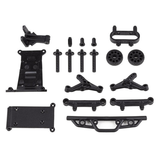Image of Reflex 14MT Bumper, Wheelie Bar, Body Mount Set