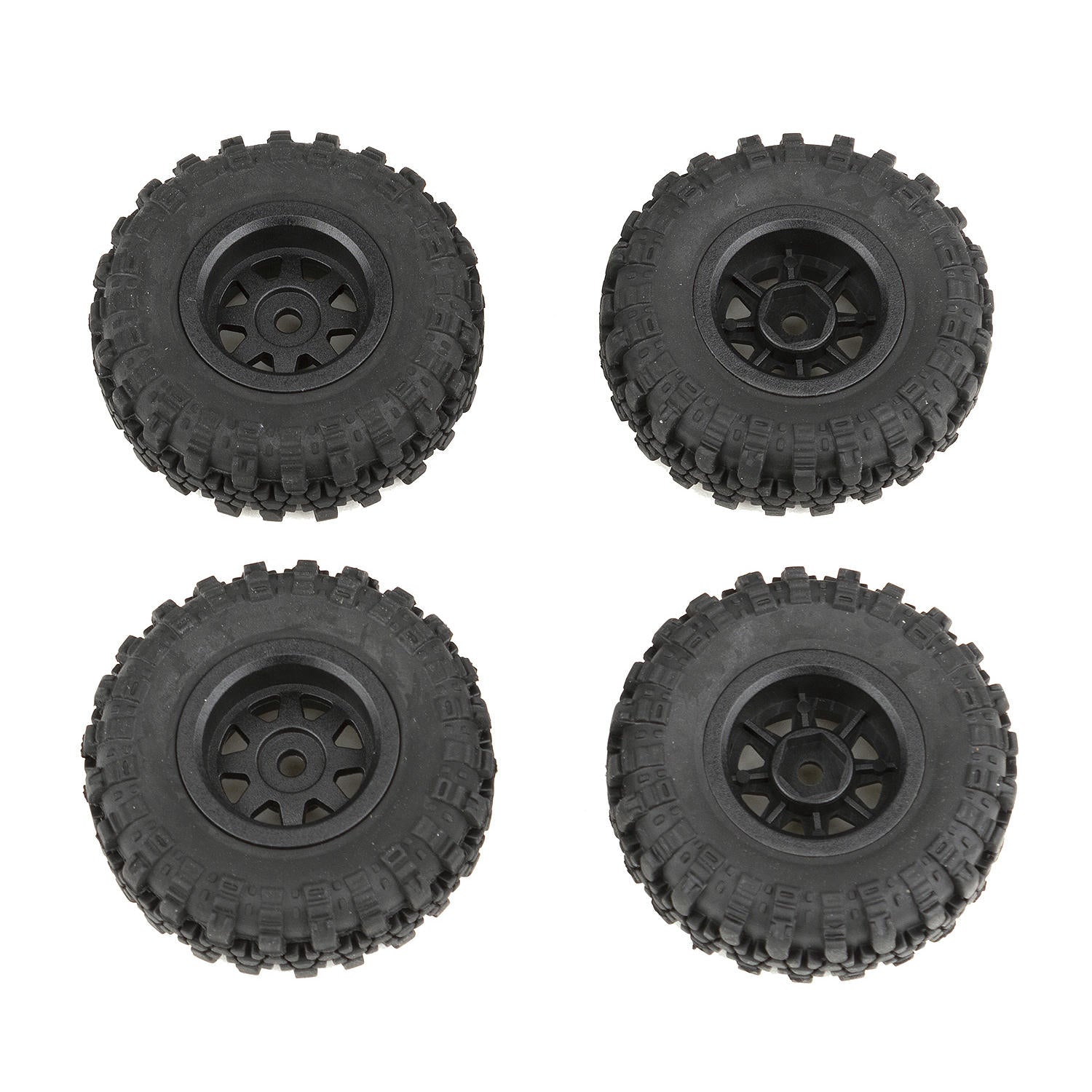 Image of Associated Enduro24 1/24th Scale Crawler Tires & Wheels ASC21708 Enduro 24