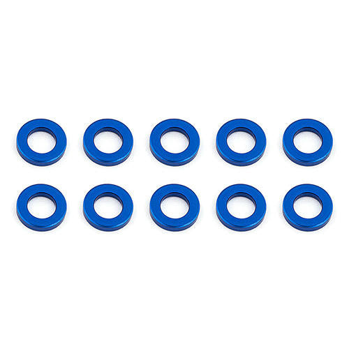 Image of Team Associated 5.5x1.0mm Blue Aluminum Ballstud Washers (10pcs) ASC31382