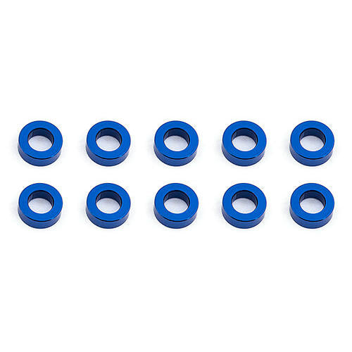 Image of Team Associated 5.5x2.0mm Blue Aluminum Ballstud Washers (10 pcs) ASC31383