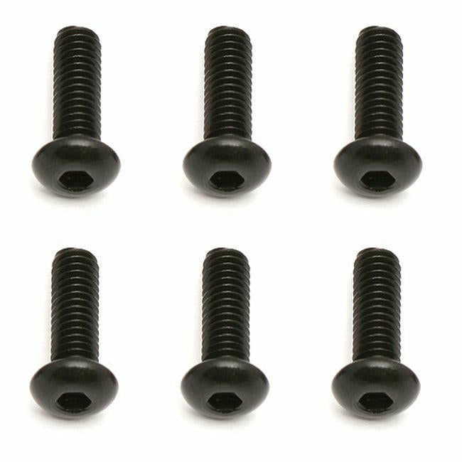 Image of Associated M2.5x8mm Button Head Cap Screws (10pcs) ASC31521 BHCS