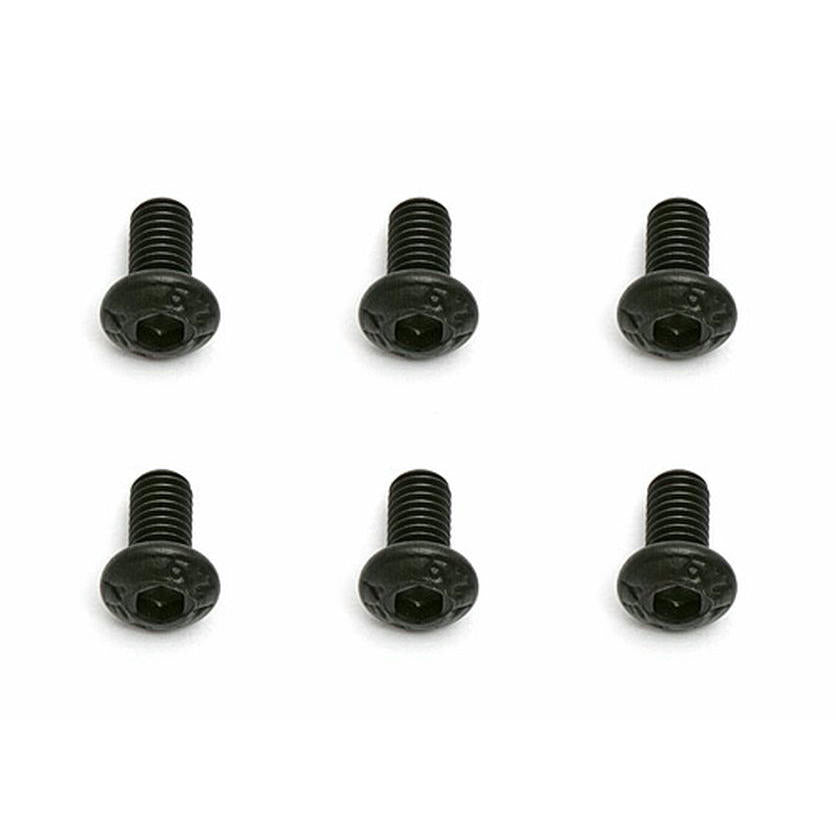 Image of Associated M3x6mm Button Head Cap Screws (10pcs) ASC31531 BHCS